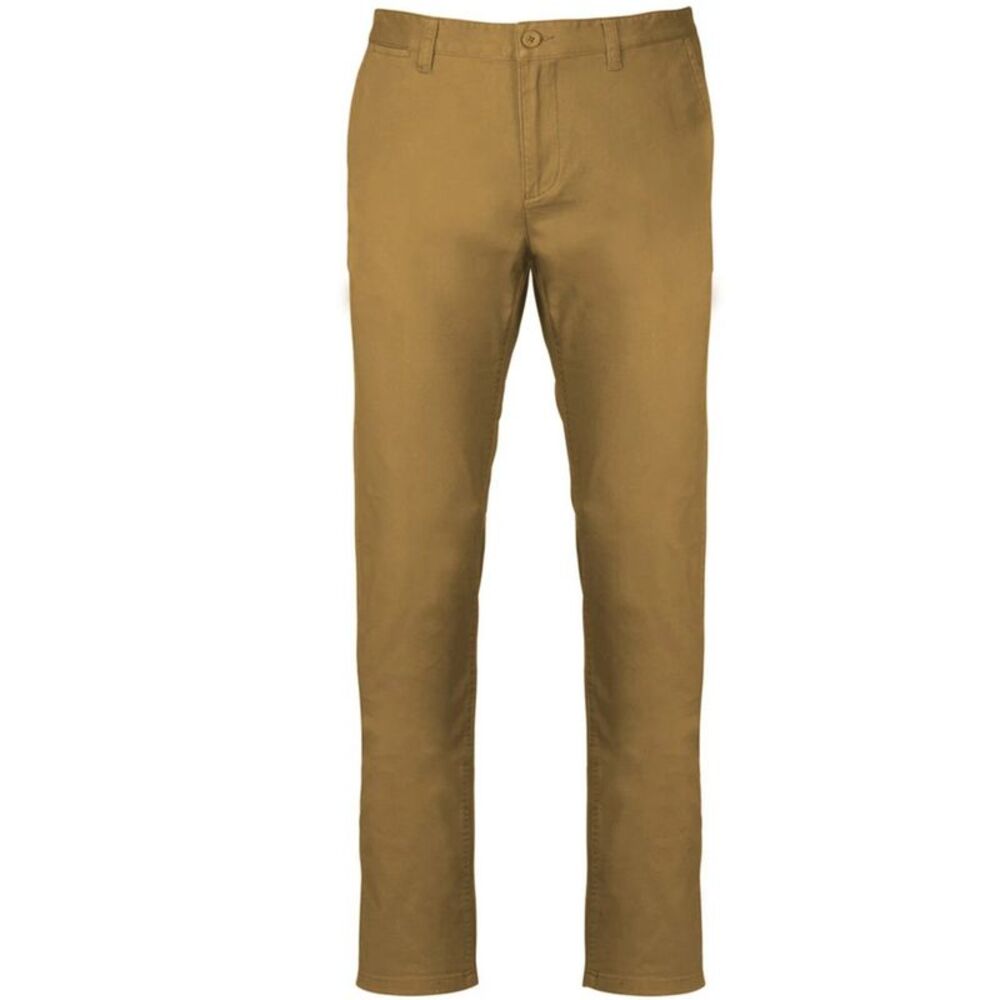 Kariban Mens Chino Pants / Camel
